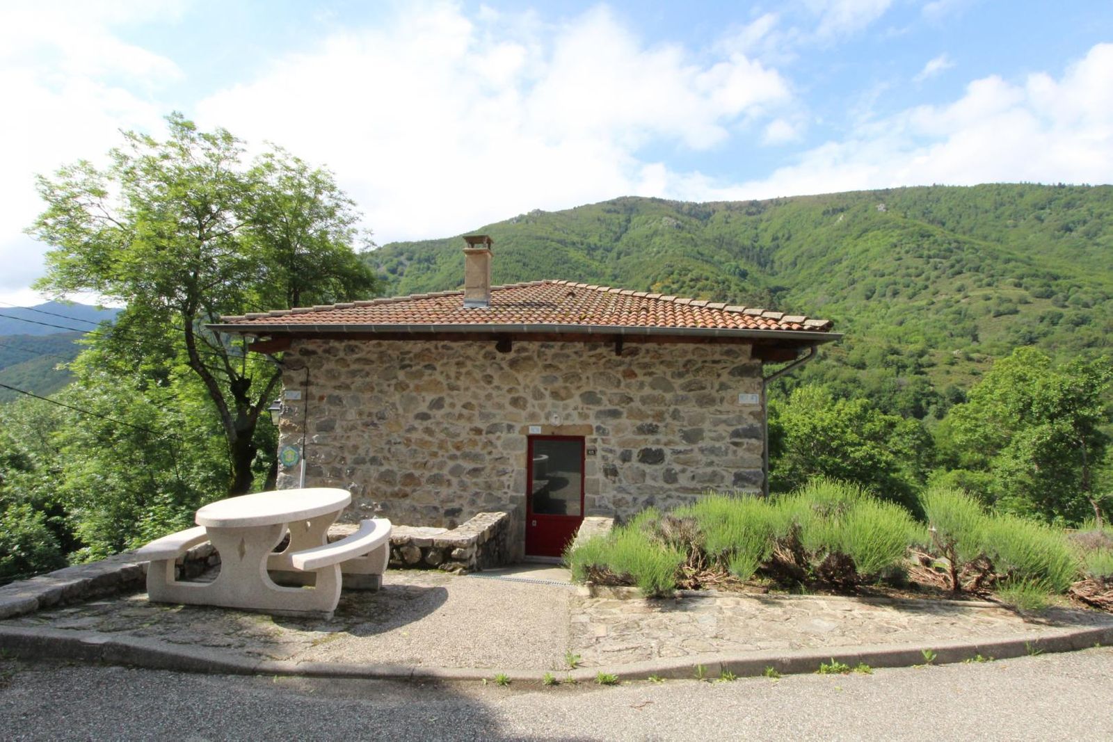 L'entrée du gîte Henriette