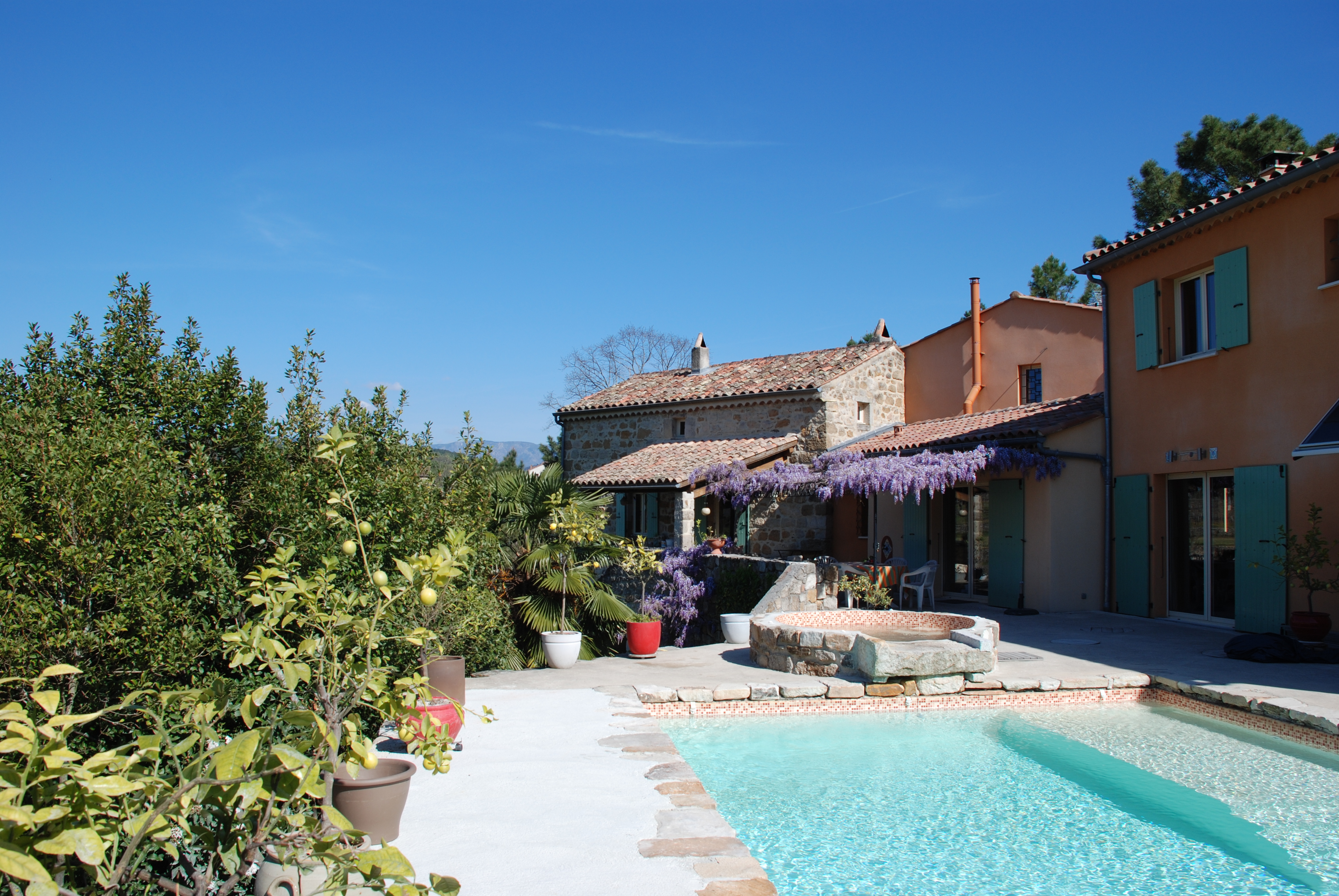 Chambres d'hôte au Creux du Chambon joyeuse ardeche