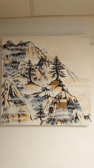 Tableau montagne ©Shanti Art