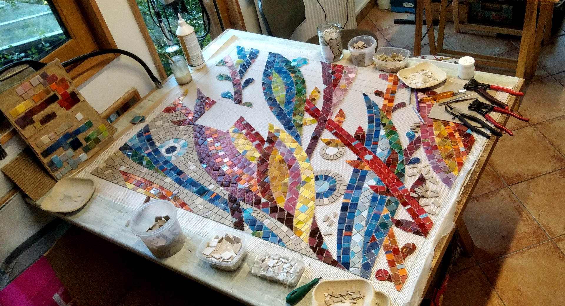 travail à l'atelier