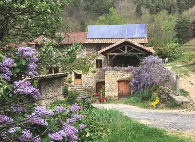 vue sur gîte