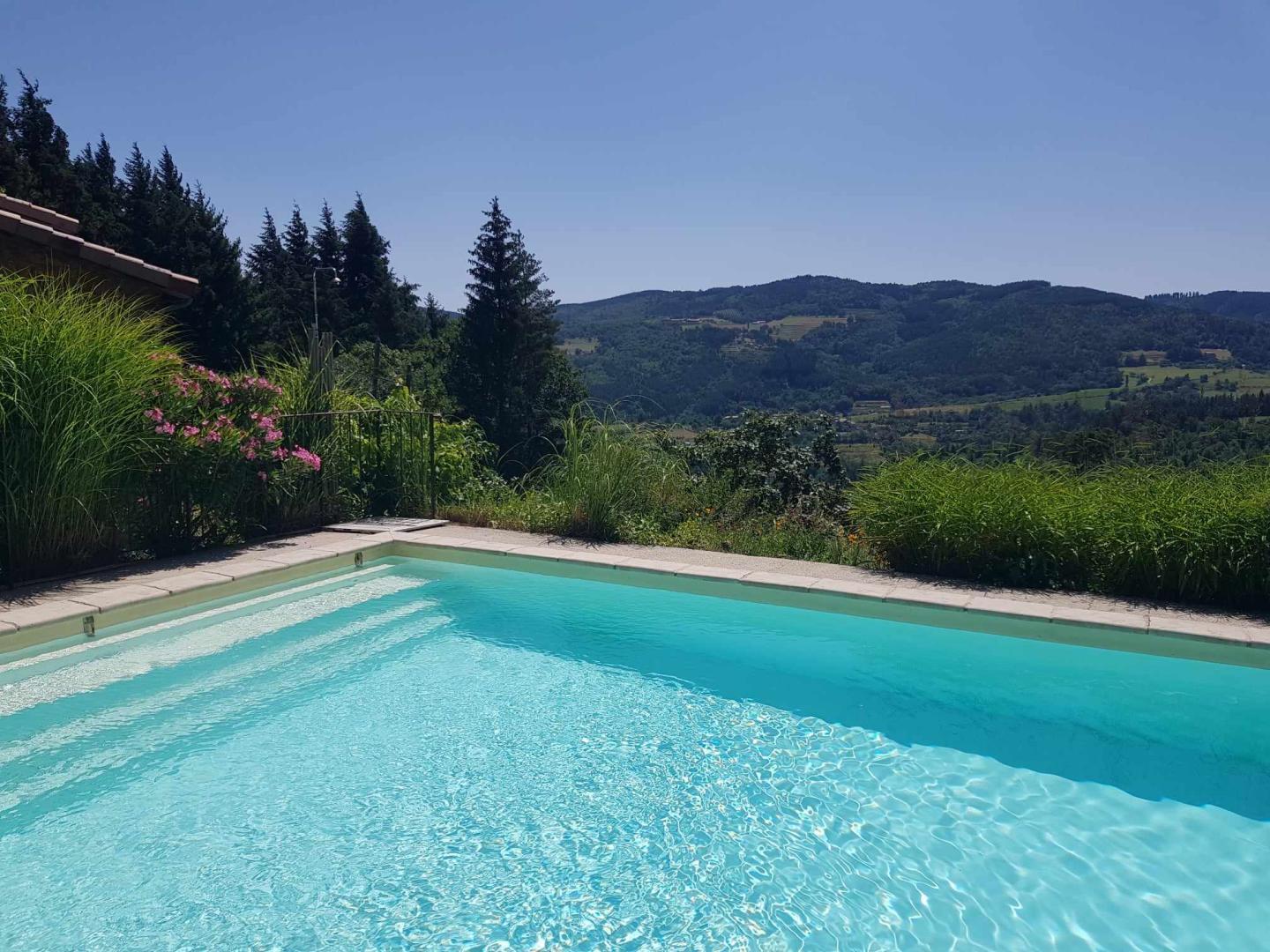 vue piscine