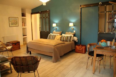 La demeure des maitres : suite du maitre - Chambre d'hôtes à Chirols en Ardèche