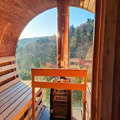 Vue du sauna