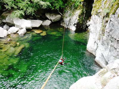 Canyon de la Borne Tyrolienne