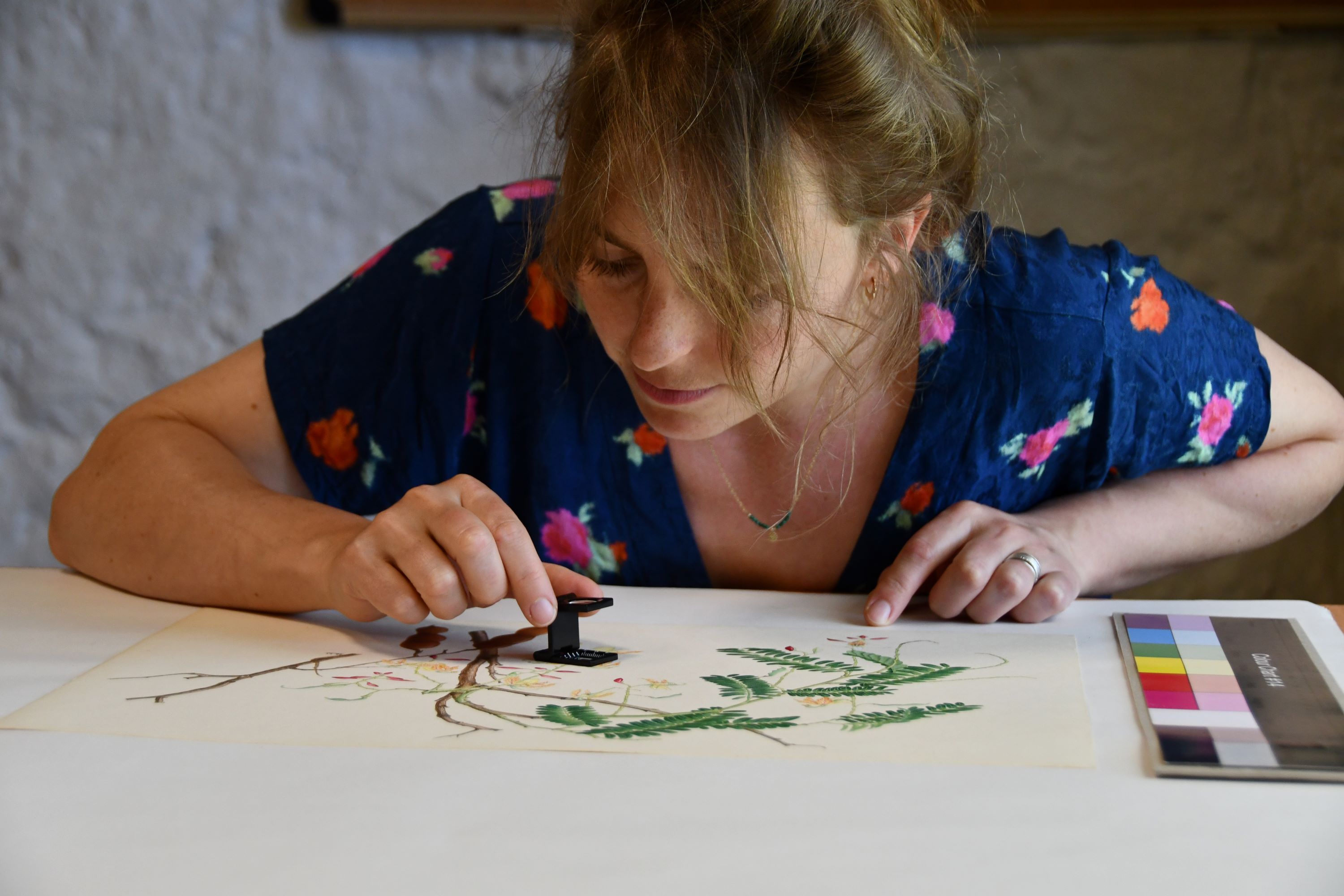 Julie Tyrlik en cours de création