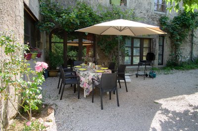 Terrasse avec BBQ à gaz