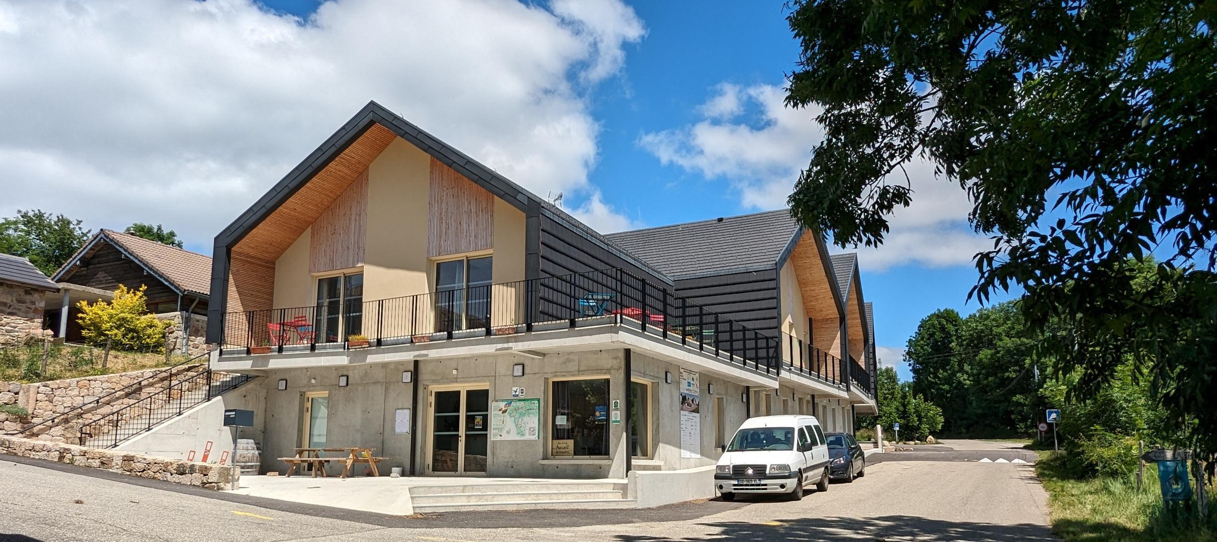 Le nouveau bâtiment d'accueil