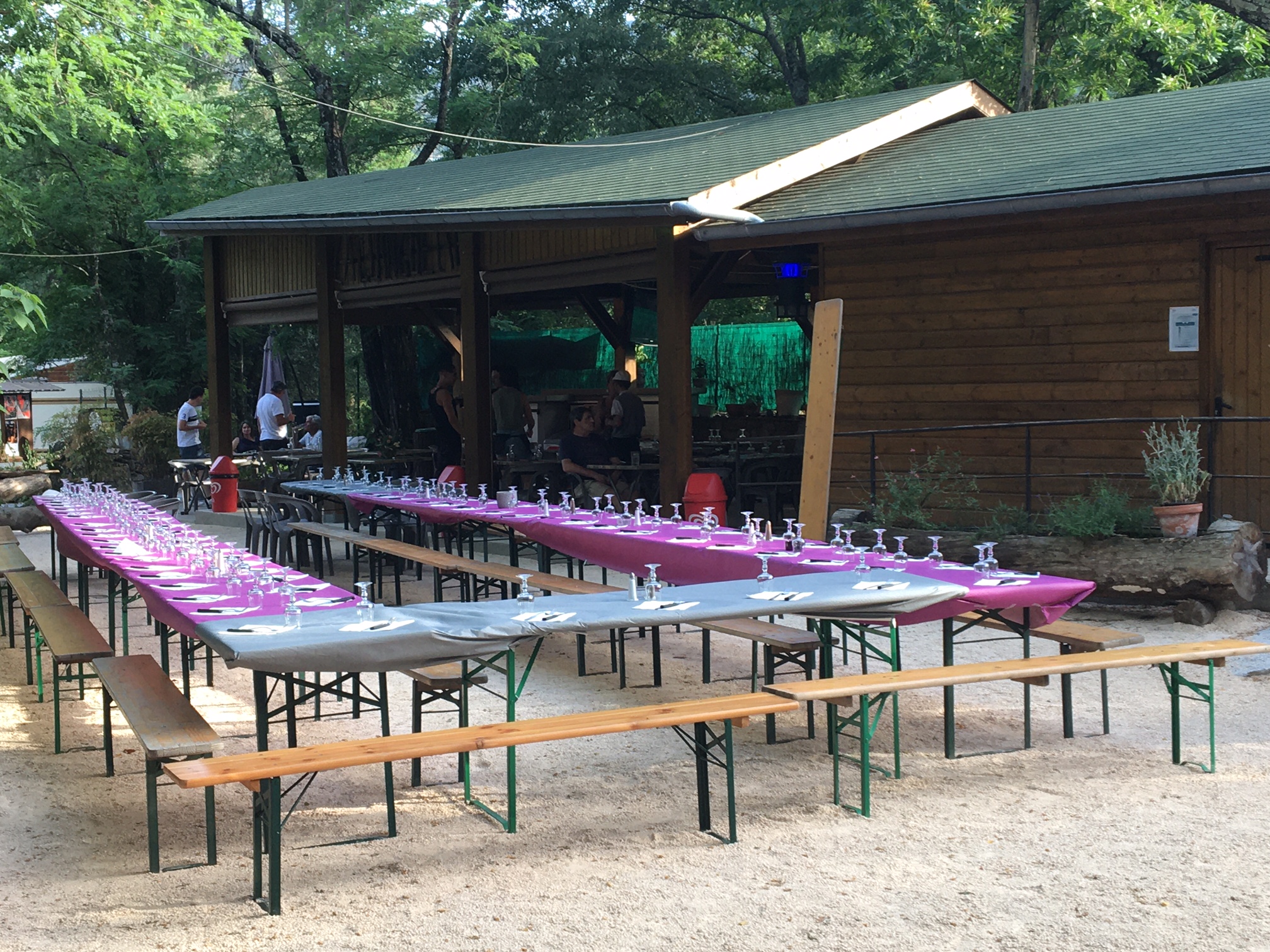 Réception de groupes