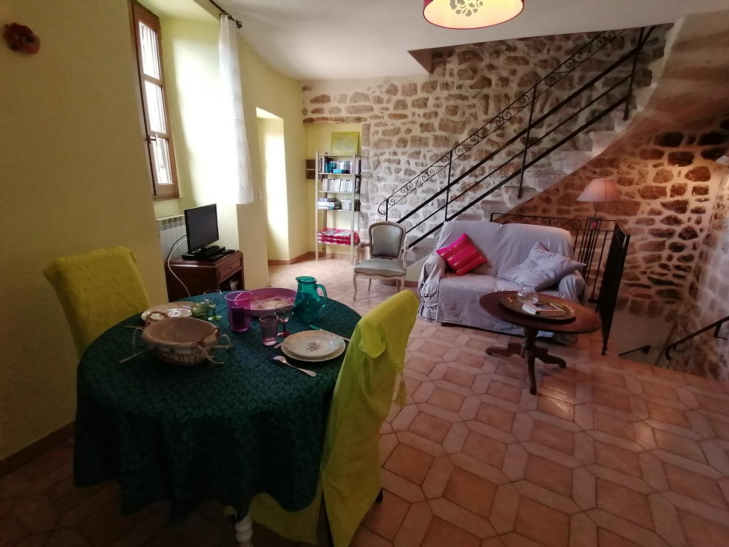 Pièce de vie côté salon