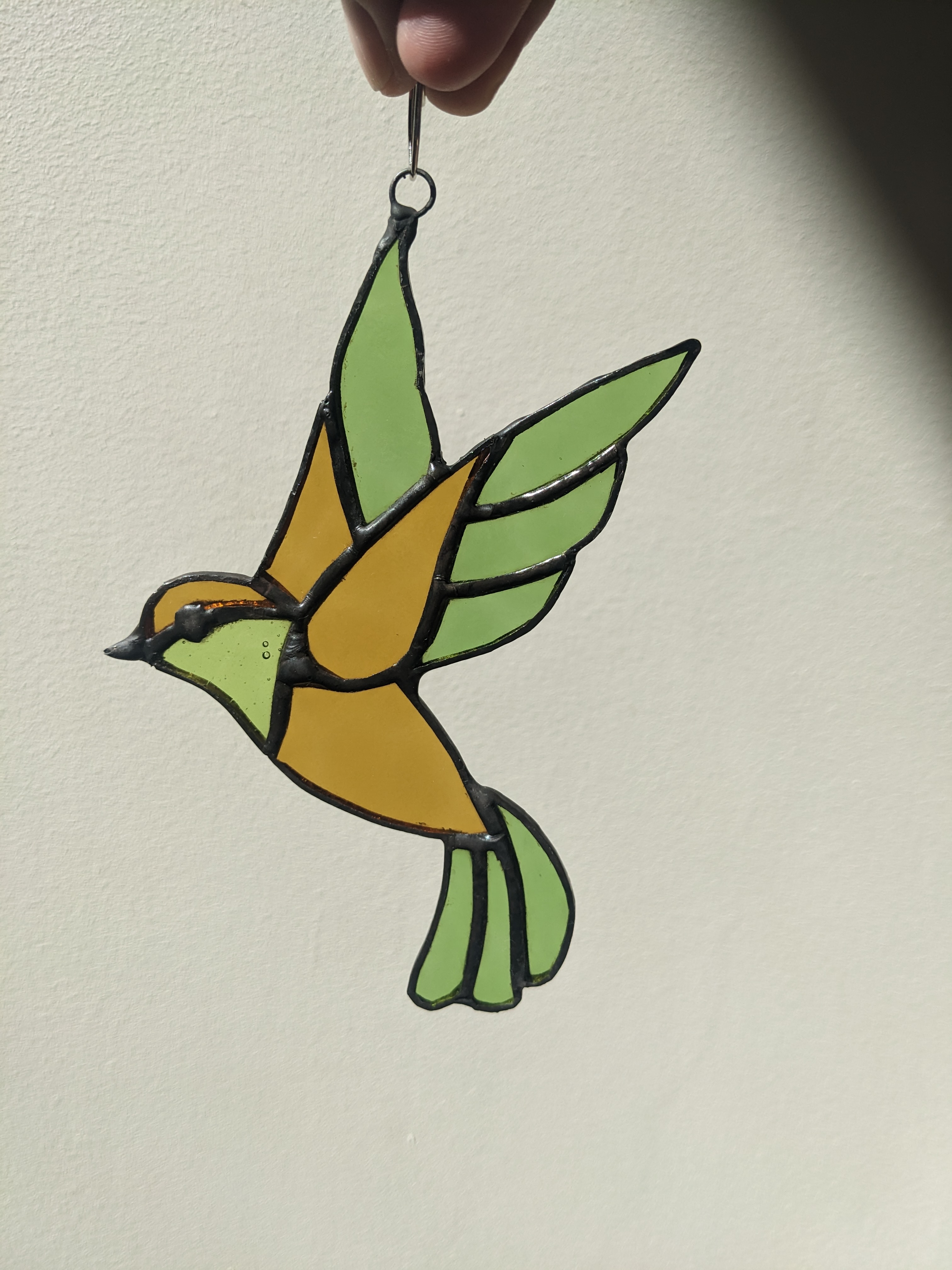 Oiseau vitrail
