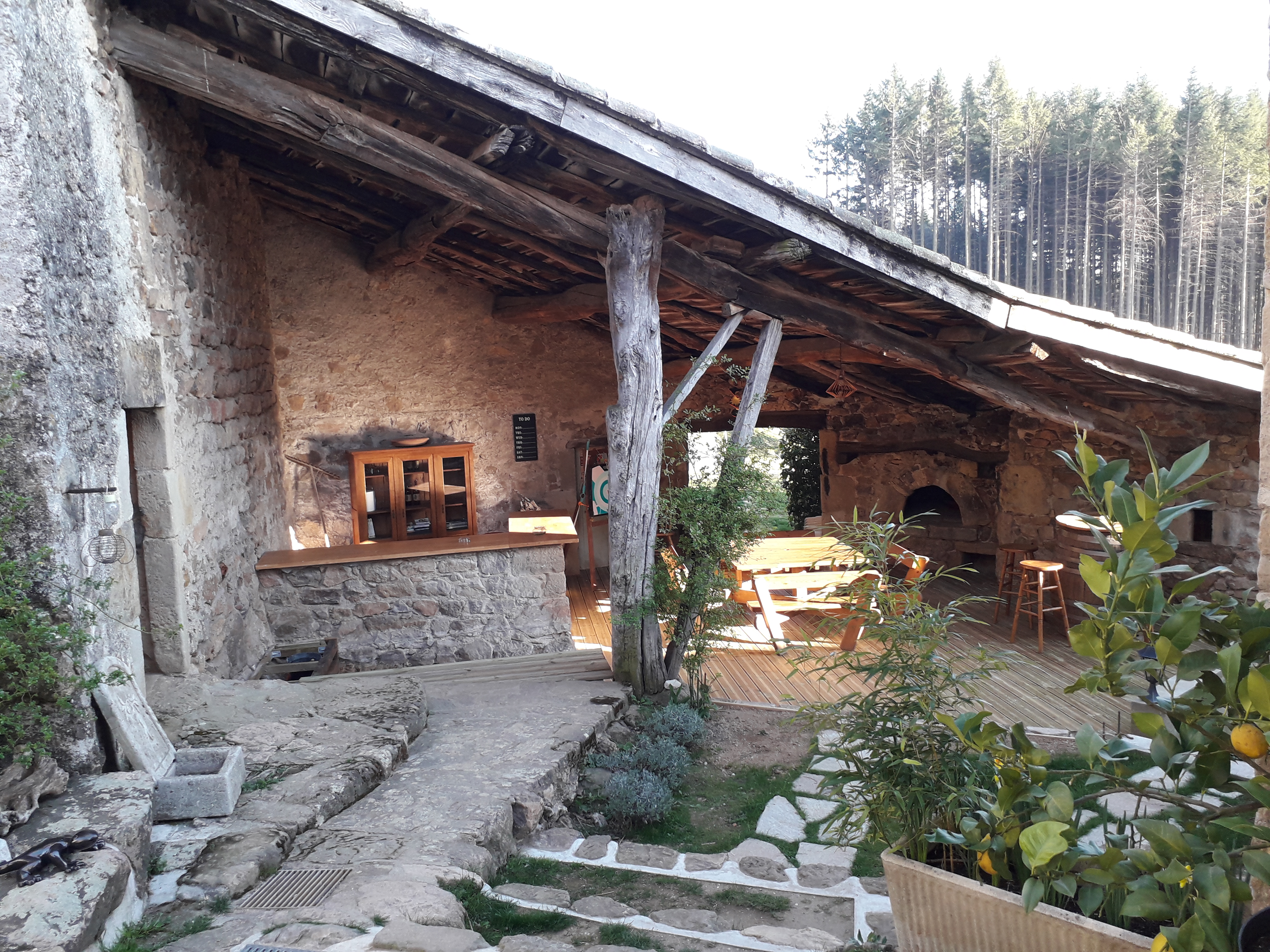 L entrée du gîte