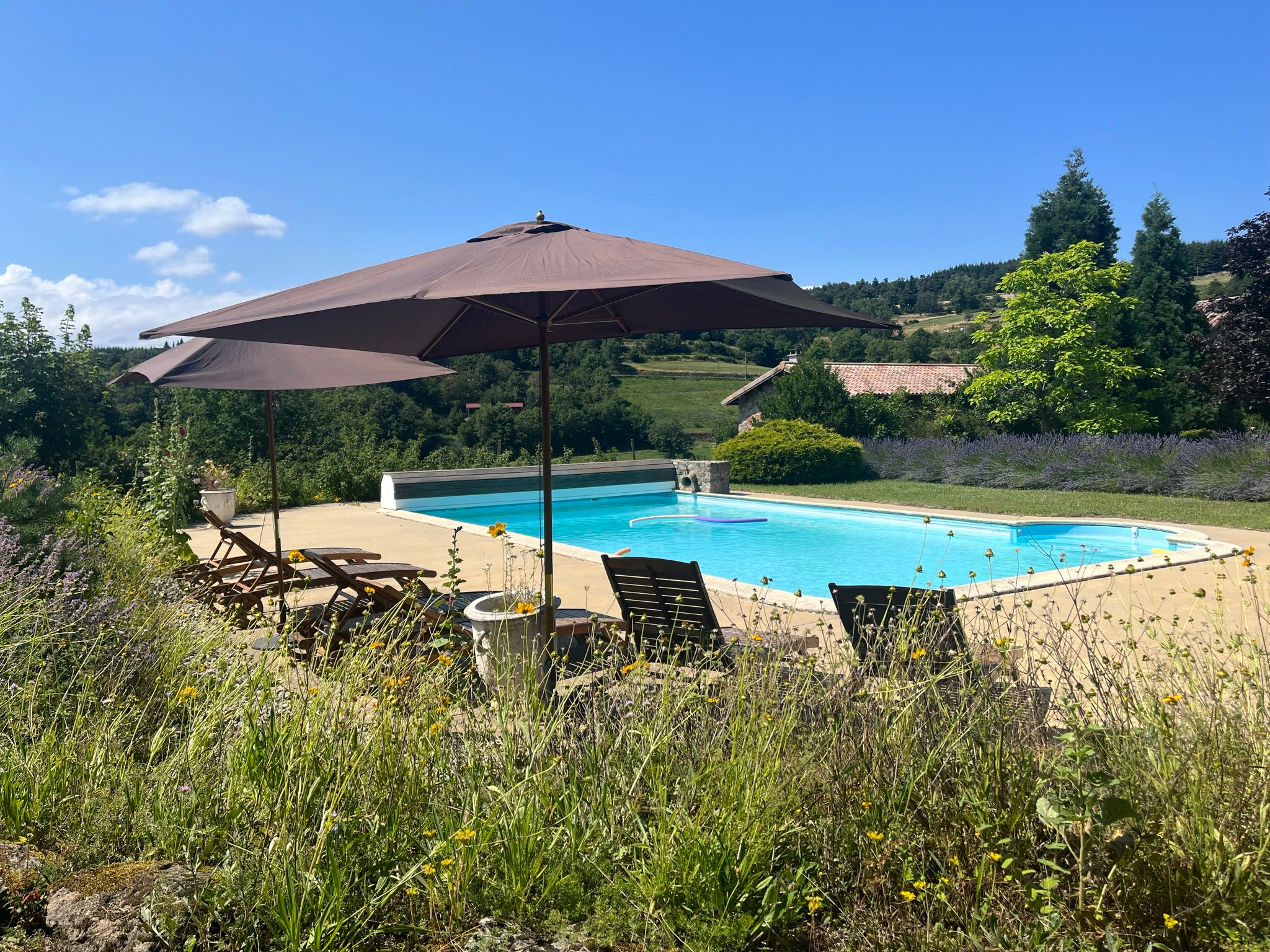 Maison Santoline, gite de 10 personnes, grande capacité, maison en pierre, piscine privée, pool house et jardins privés, [...]