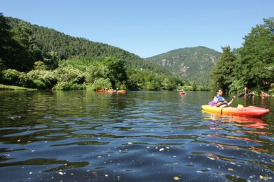 activité sur la rivière