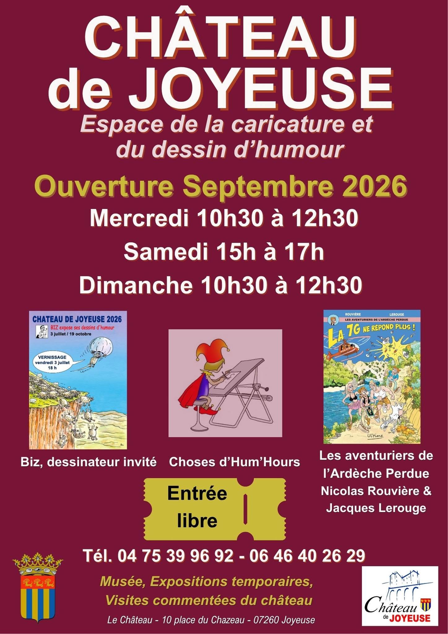 Espace de la caricature et du dessin d'humour_Joyeuse