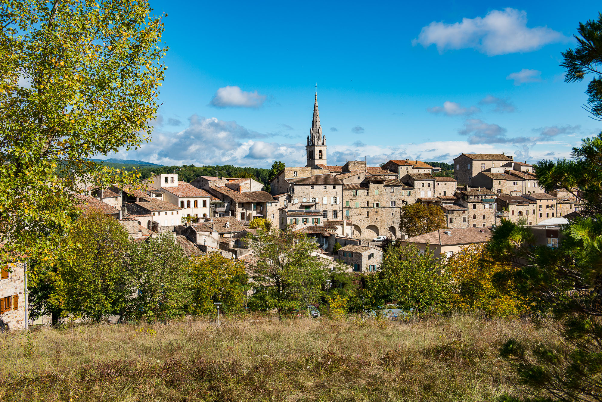 Vue sur Joyeuse