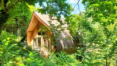 les cabanes du loup bleu