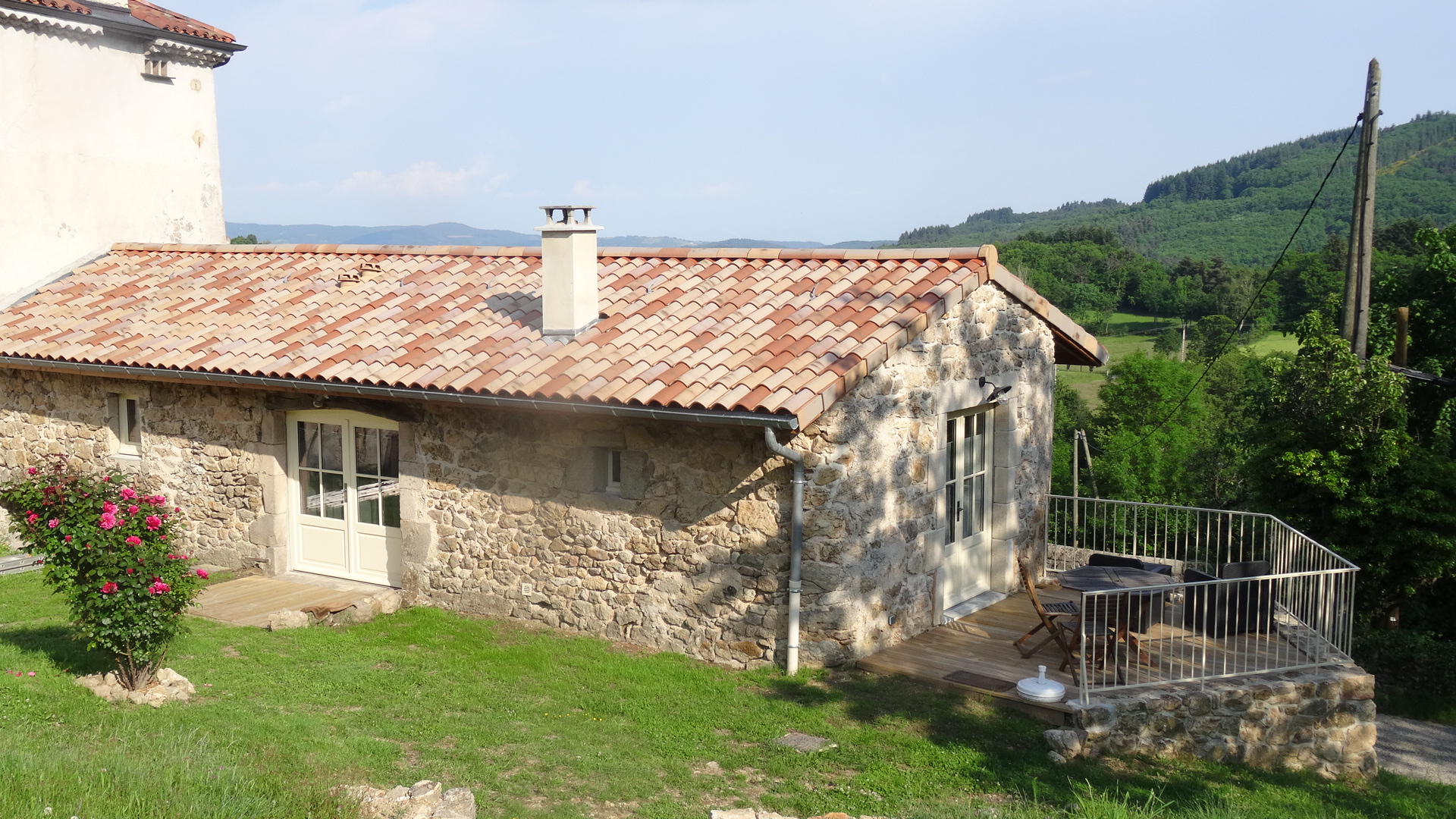Vue extérieure du gîte