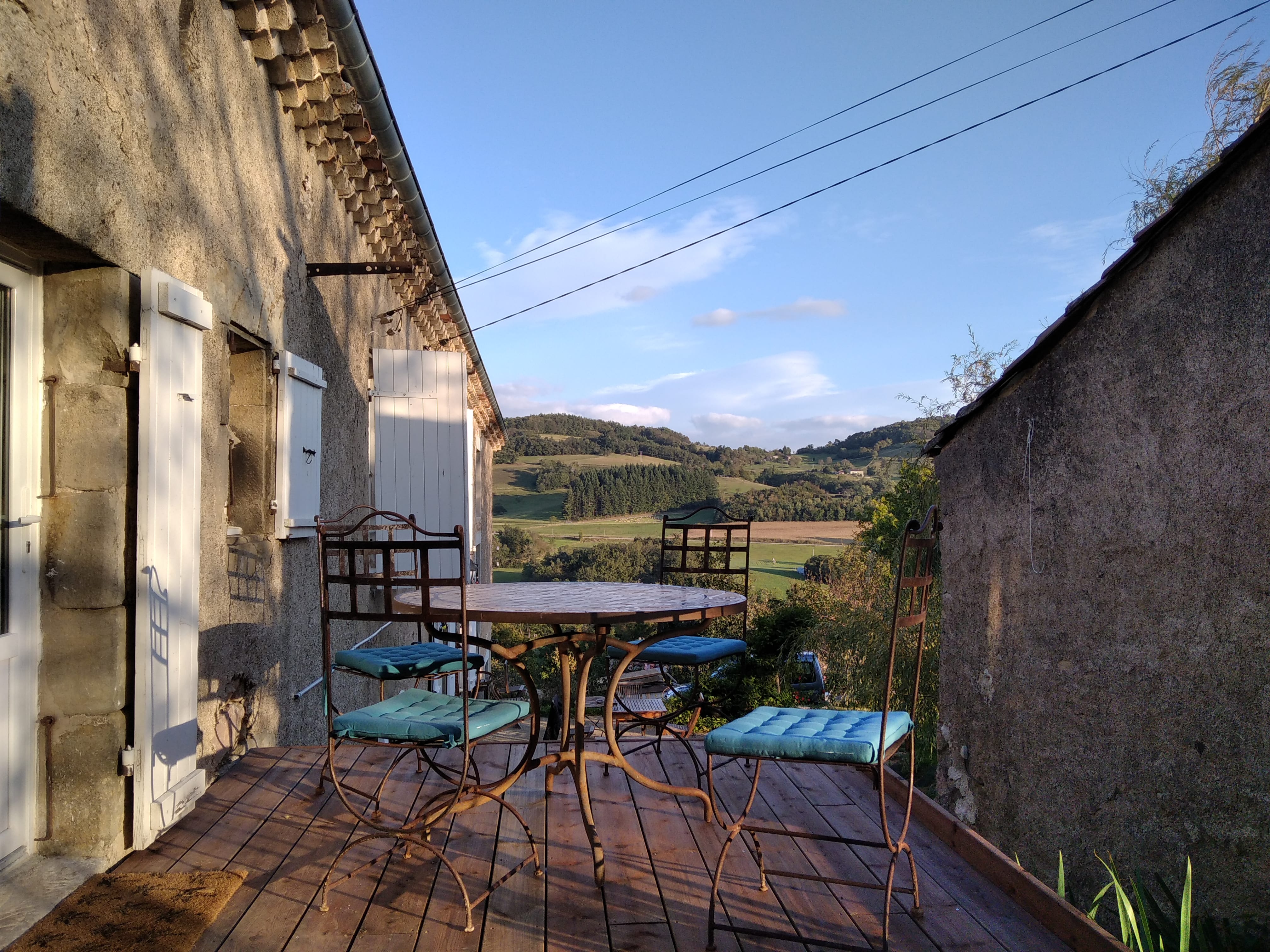 Vue de la terrasse