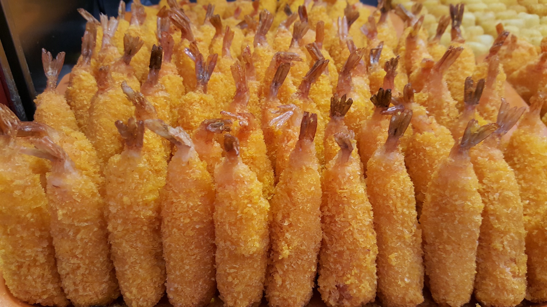 Crevettes frites