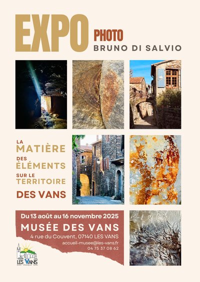 Exposition : La matière des éléments sur le territoire des Vans_Les Vans