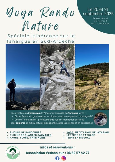 Yoga rando nature sur le Tanargue_Loubaresse