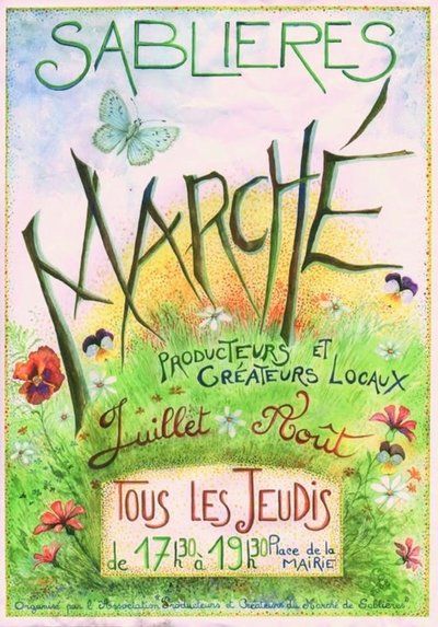 Marché de producteurs et créateurs de Sablières_Sablières