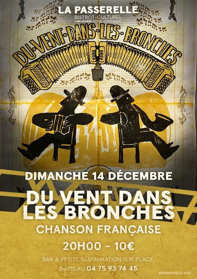 Chanson française : "Du vent dans les bronches" en concert_Lablachère