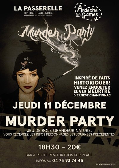 Murder Party à La Passerelle_Lablachère