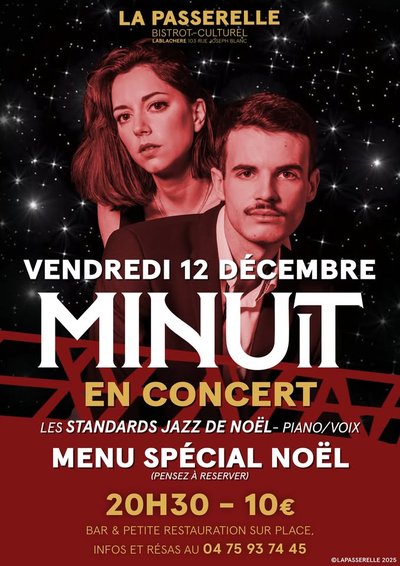 Concert spécial Noêl avec le duo "Minuit"_Lablachère