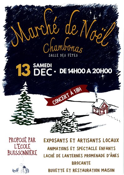 Marché de Noël buissonnier_Chambonas