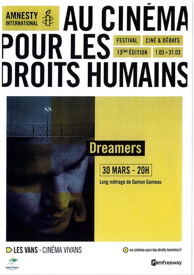 Festival : "Au cinéma pour les droits humains" - Amnesty International_Les Vans