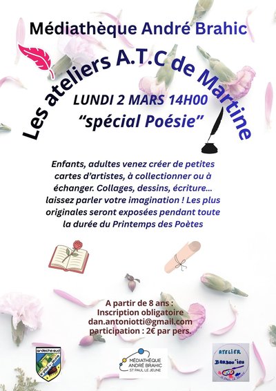 Le printemps des poètes_Saint-Paul-le-Jeune