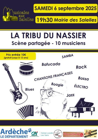 Musicales aux Salelles - Concert : La Tribu du Nassier_Les Salelles