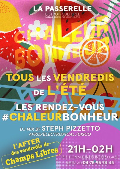 Les rendez-vous ChaleurBonheur à La Passerelle_Lablachère