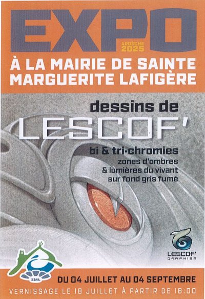 Exposition : Dessins de Lescof'_Sainte-Marguerite-Lafigère