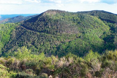Le volcan d'Aizac