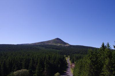 Le Mézenc depuis la roche pointue