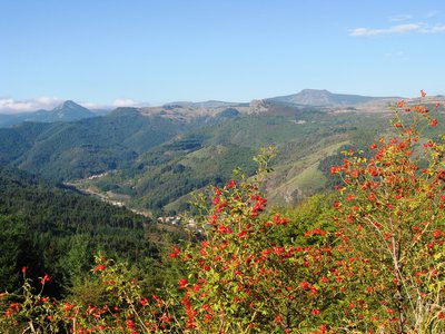 Point de vue sur la vallée de l'Eysse