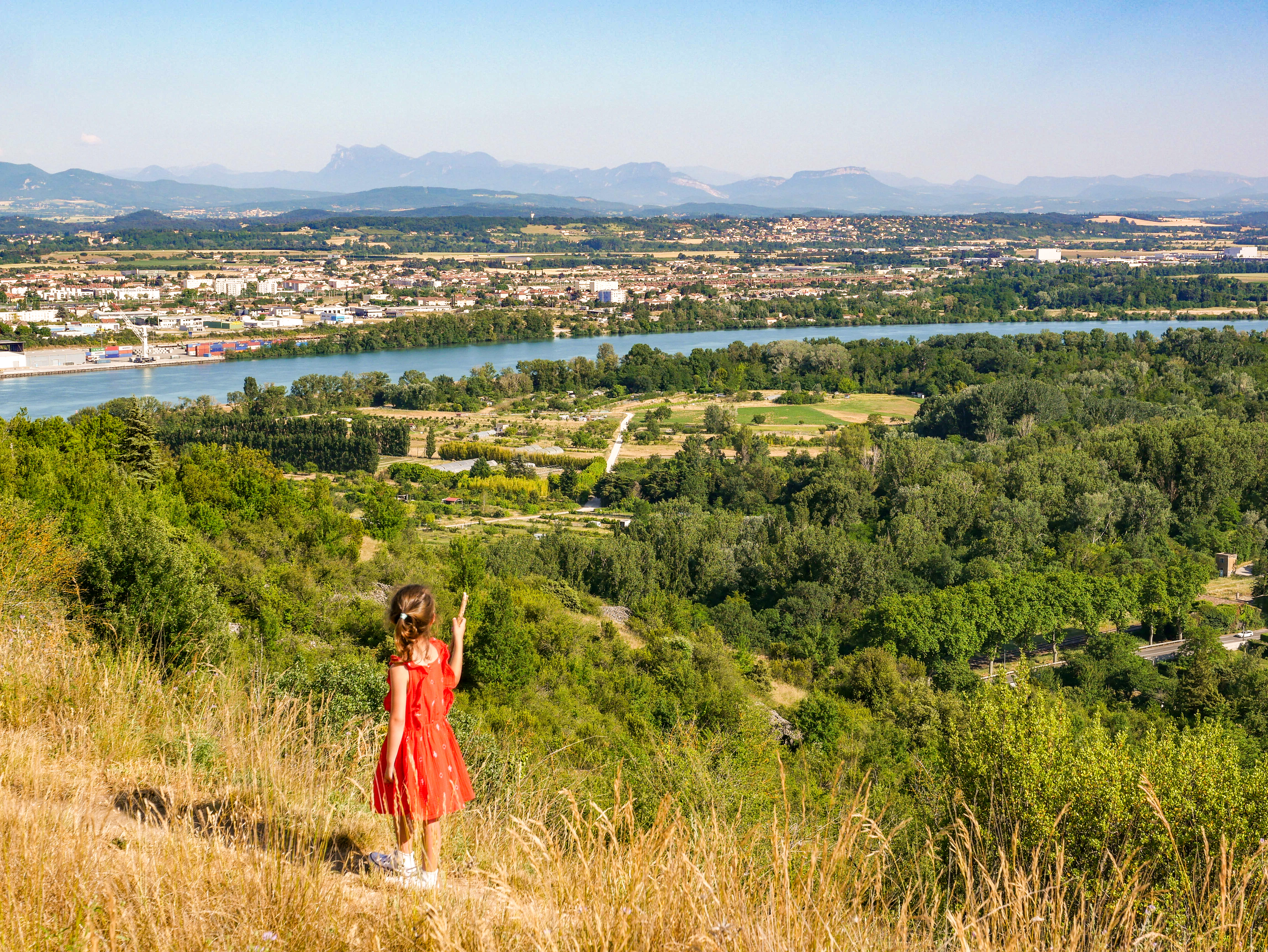 Vue sur la vallée du Rhône