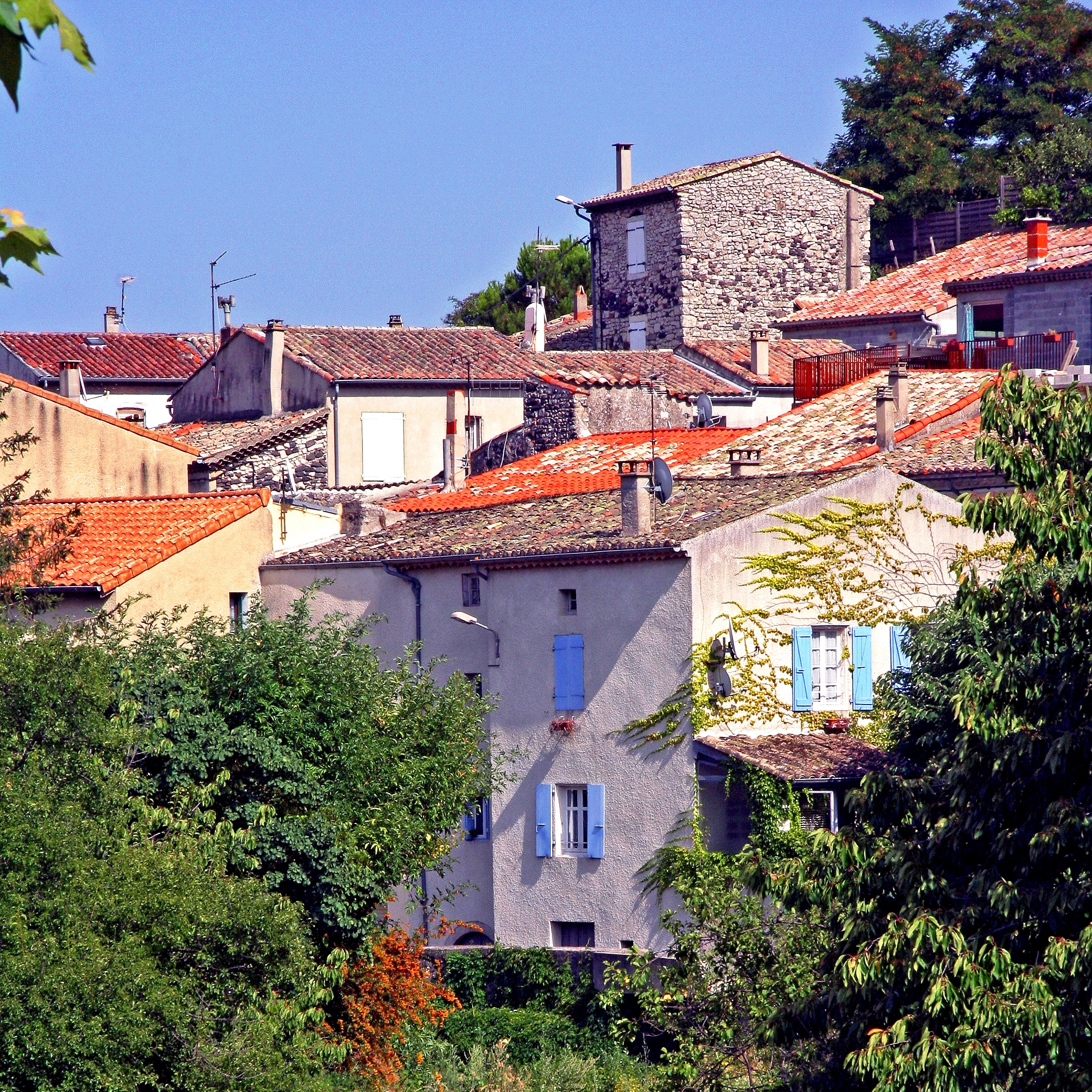 Vue sur le village d'Alissas