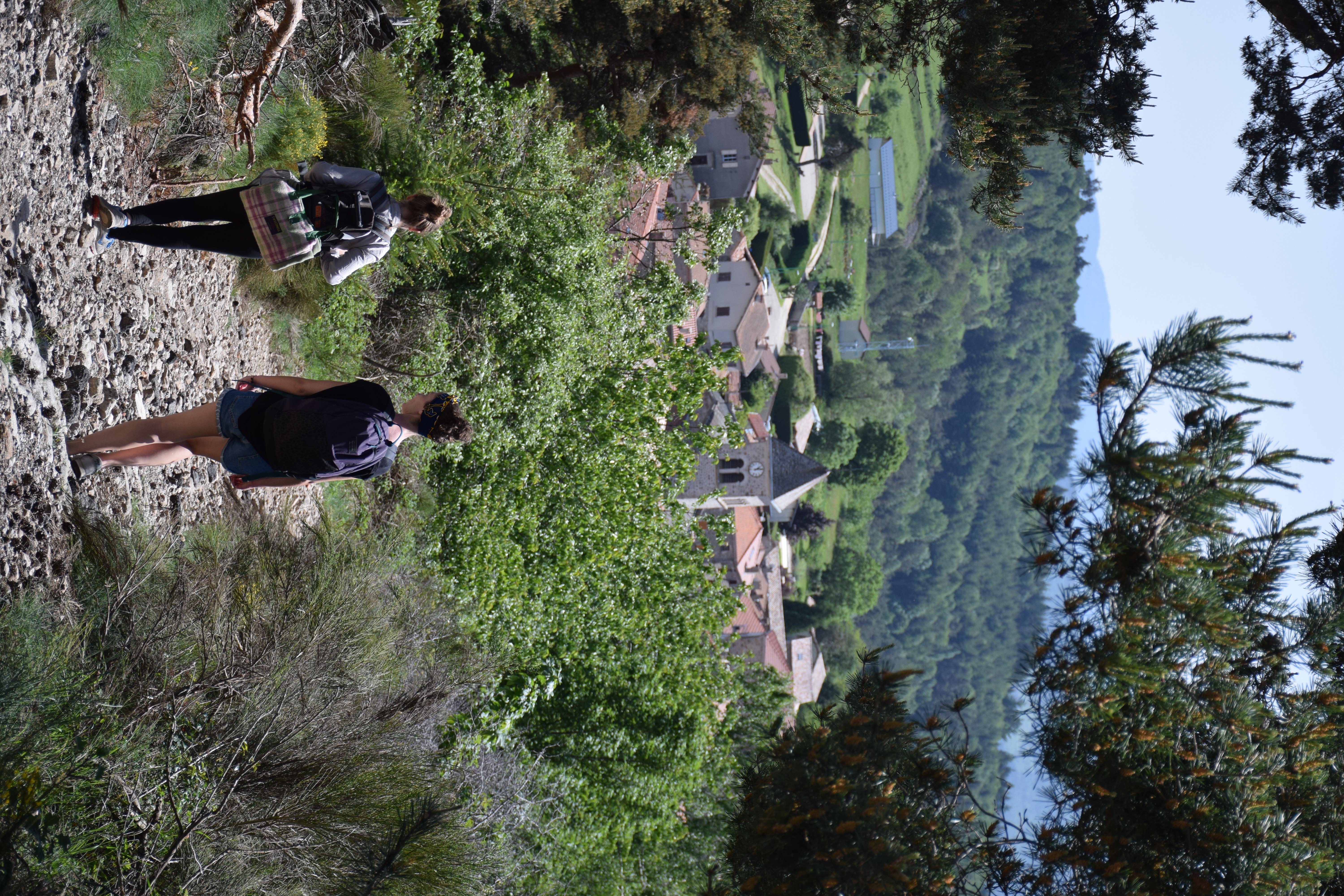 Vue sur le village de Nozières