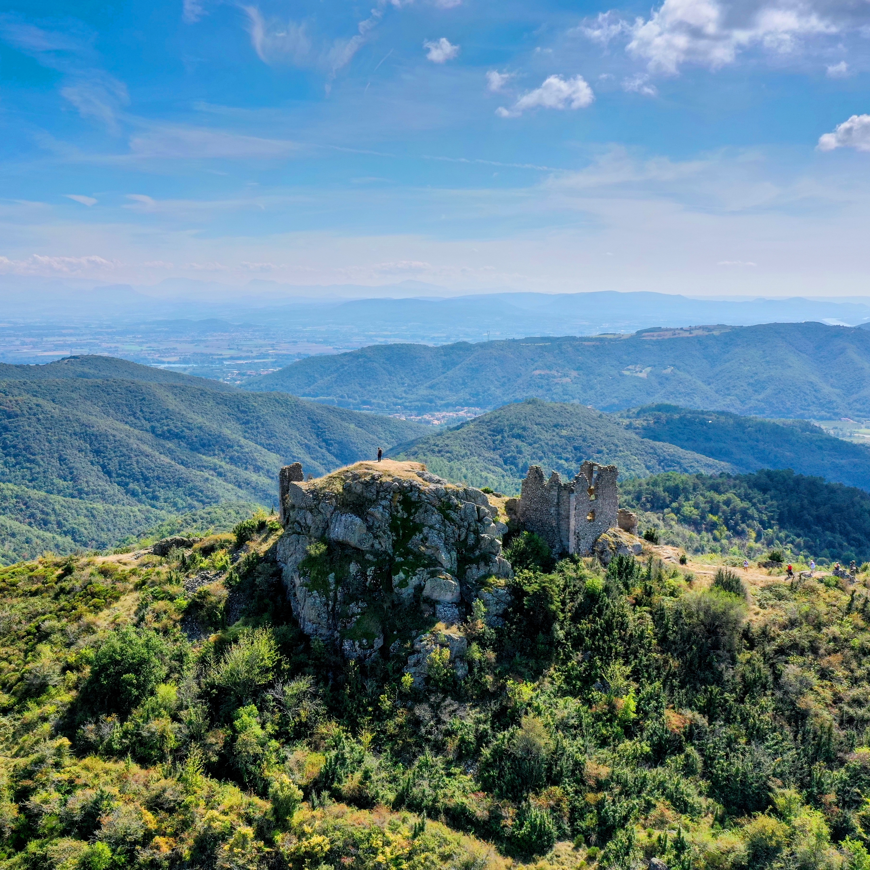 Le site des ruines du Château de Pierre-Gourde