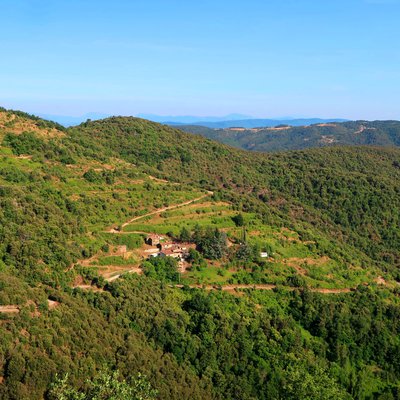 Vue panoramique aux abords du hameau Suc