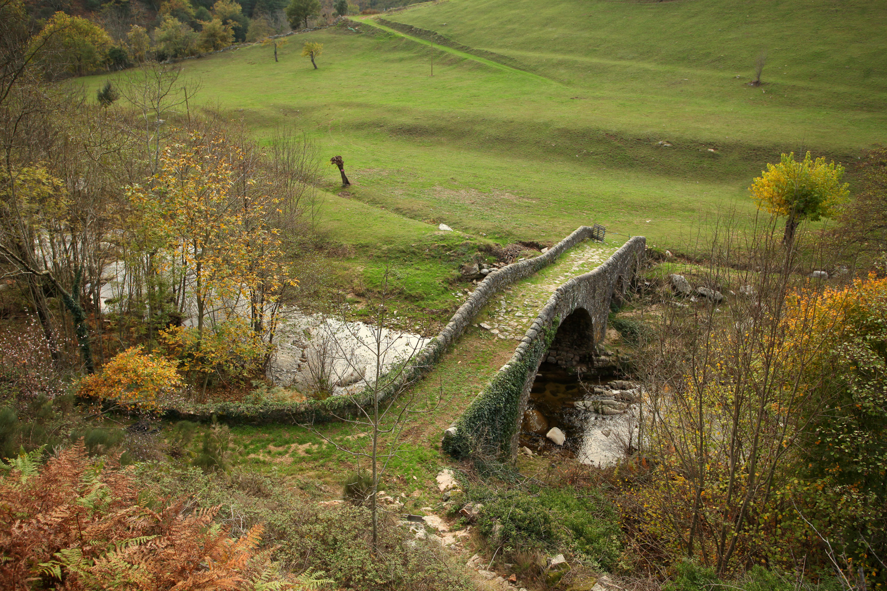 le pont de Figère sur le Sandron