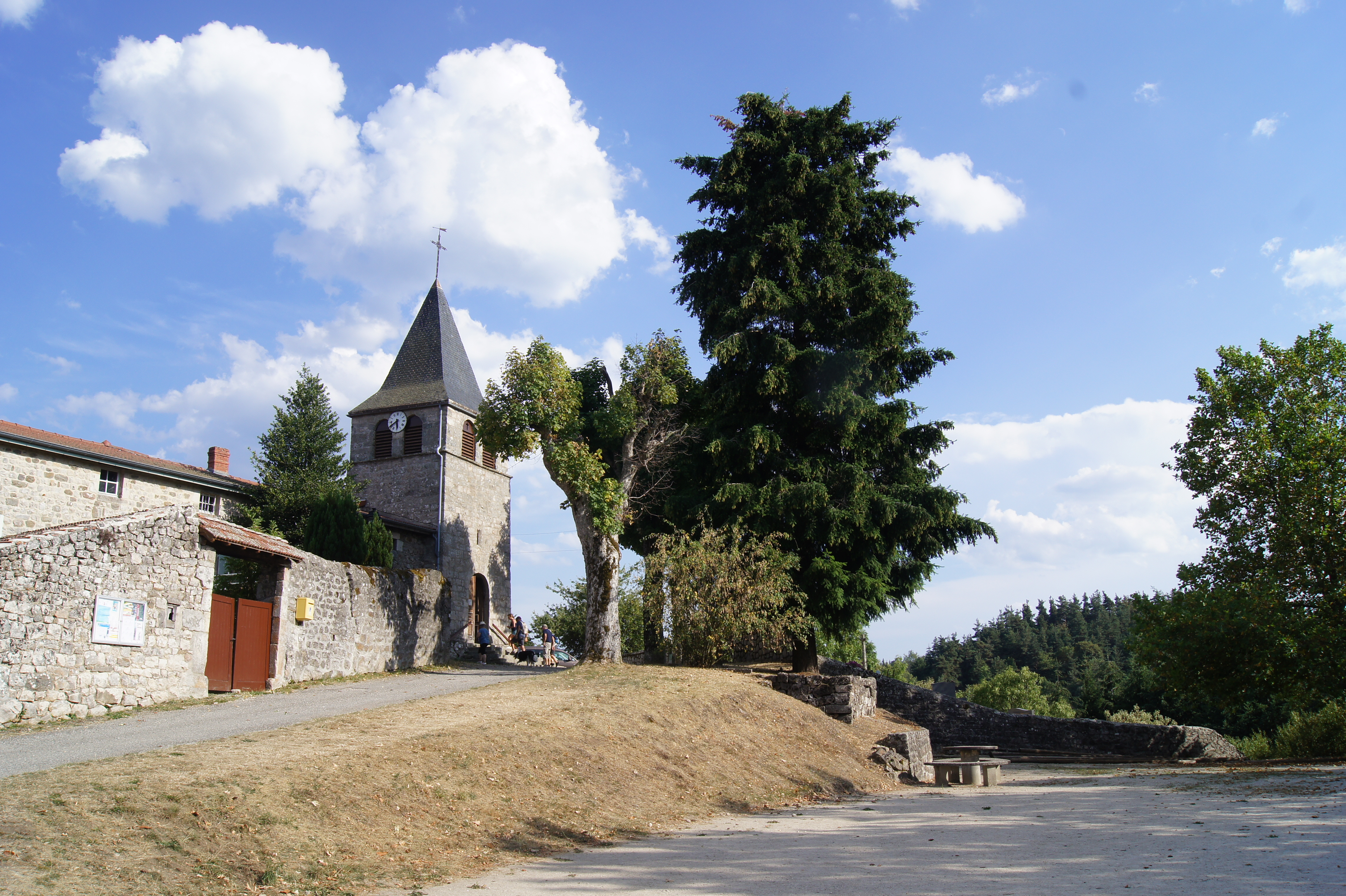 Vue église