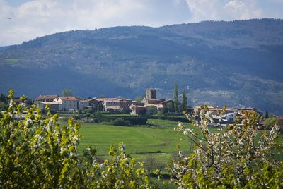 Vue sur le village de St-Jaques-d'Atticieux