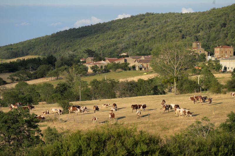 Vue sur le village de Brossainc