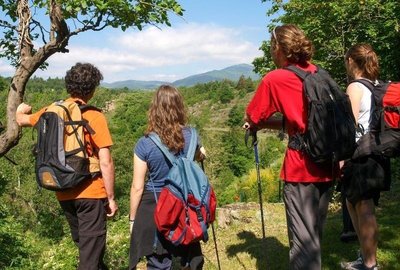 Sur un sentier tour du bassin d'Annonay