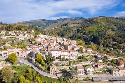 Vue sur St-Martin-de-Valamas © J.Genée